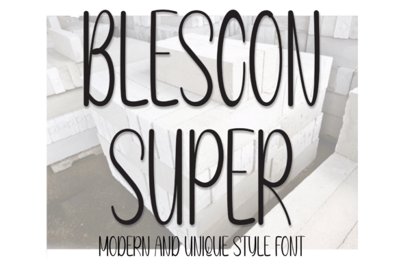Blescon Super Font - Featured Image
