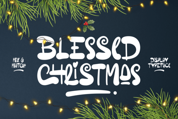 Blessed Christmas Font - Featured Image