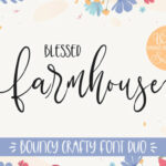 Blessed Farmhouse Font - Featured Image