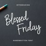 Blessed Friday Font - Featured Image
