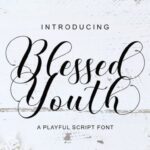 Blessed Youth Font - Featured Image