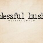 Blessful Hush Font - Featured Image