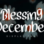 Blessing December Font - Featured Image