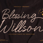 Blessing Willson Font - Featured Image