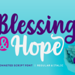 Blessing & Hope Font - Featured Image