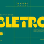 Bletro Font - Featured Image