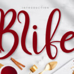 Blife Font - Featured Image