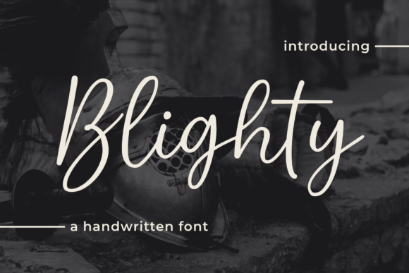 Blighty Font - Featured Image
