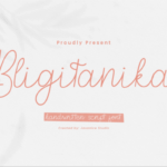 Bligitanika Font - Featured Image