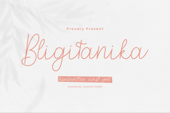 Bligitanika Font - Featured Image