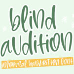 Blind Audition Font - Featured Image