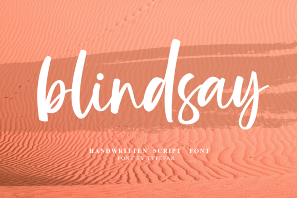 Blindsay Font - Featured Image