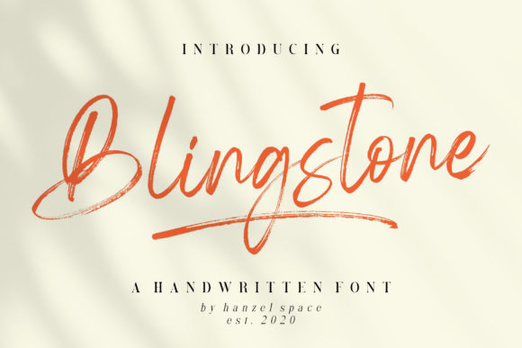 Blingstone Font - Featured Image