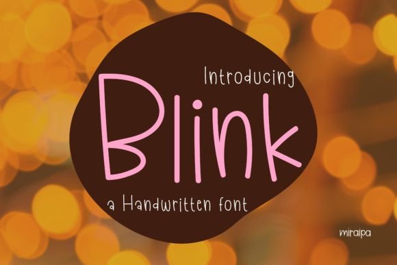 Blink Font - Featured Image