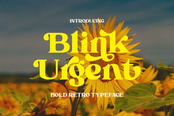 Blink Urgent Font - Featured Image