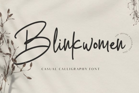 Blinkwomen Font - Featured Image