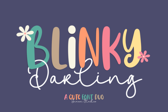Blinky Darling Duo Font - Featured Image