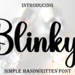 Blinky Font - Featured Image
