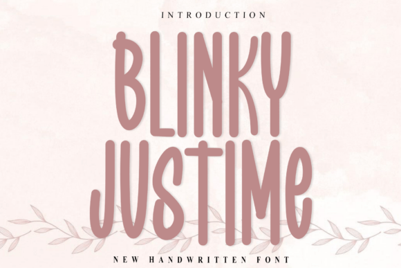 Blinky Justime Font - Featured Image