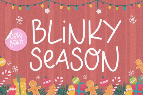 Blinky Season Font - Featured Image