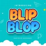 Blip Blop Font - Featured Image
