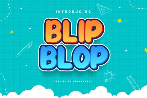 Blip Blop Font - Featured Image