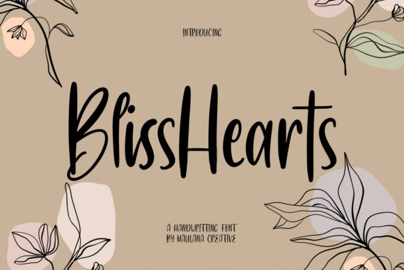 BlissHearts Font - Featured Image