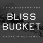 Bliss Bucket Family Font - Featured Image