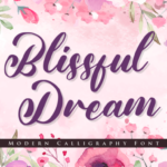 Blissful Dream Font - Featured Image