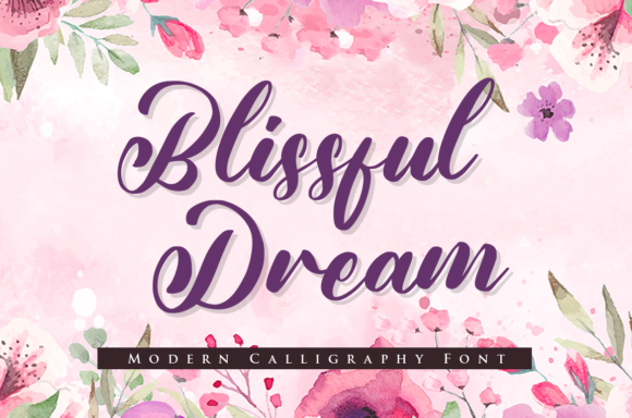 Blissful Dream Font - Featured Image