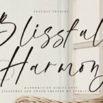 Blissful Harmony Font - Featured Image