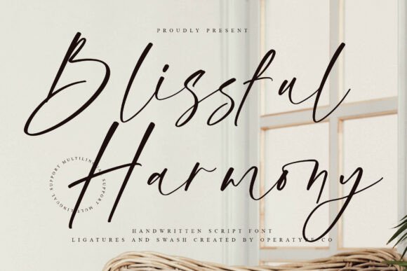 Blissful Harmony Font - Featured Image
