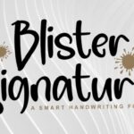 Blister Signature Font - Featured Image