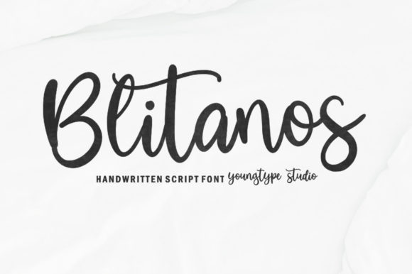Blitanos Font - Featured Image