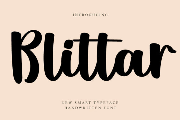 Blittar Font - Featured Image