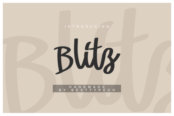 Blitz Font - Featured Image