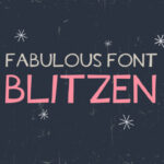 Blitzen Font - Featured Image
