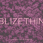 Blizethin Font - Featured Image