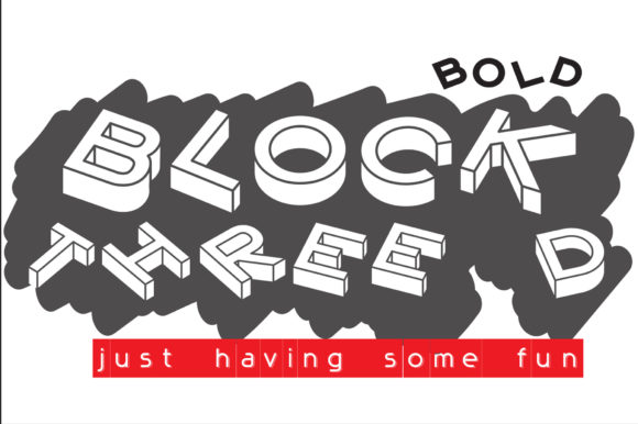 Block3D Bold Font - Featured Image