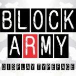 Block Army Font - Featured Image