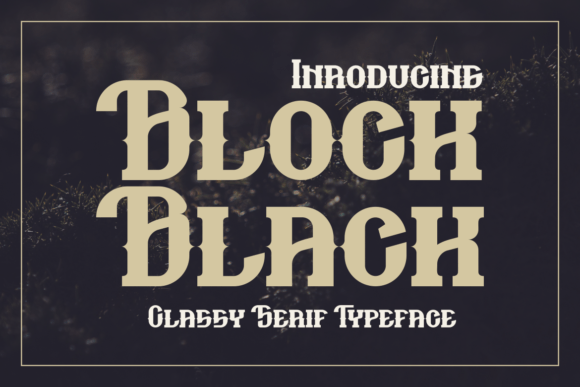 Block Black Font - Featured Image