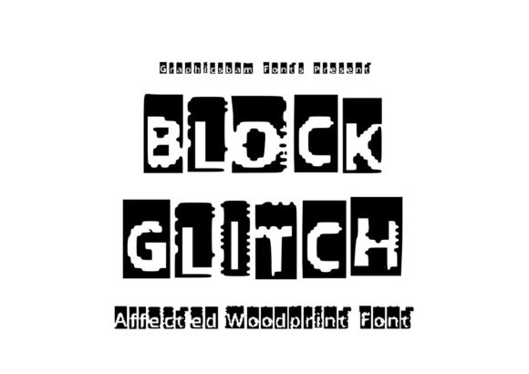 Block Glitch Font - Featured Image