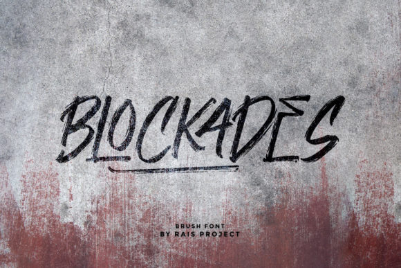 Blockades Font - Featured Image