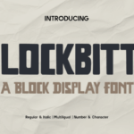 Blockbitte Font - Featured Image