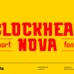 Blockhead Nova Font - Featured Image