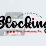 Blocking Font - Featured Image