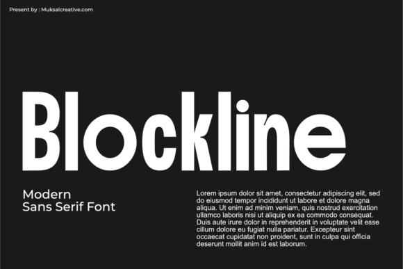 Blockline Font - Featured Image