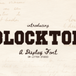 Blockton Font - Featured Image