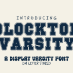 Blockton Varsity Font - Featured Image