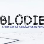 Blodie Font - Featured Image